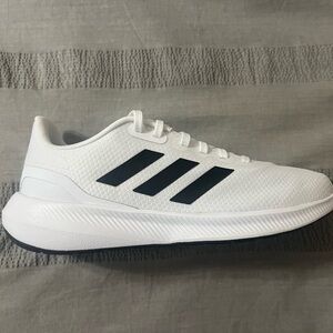 Adidas White and Black Sneakers with Streamlined Design